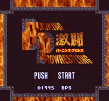 Image n° 1 - screenshots  : Gekitou Burning Pro Wrestling